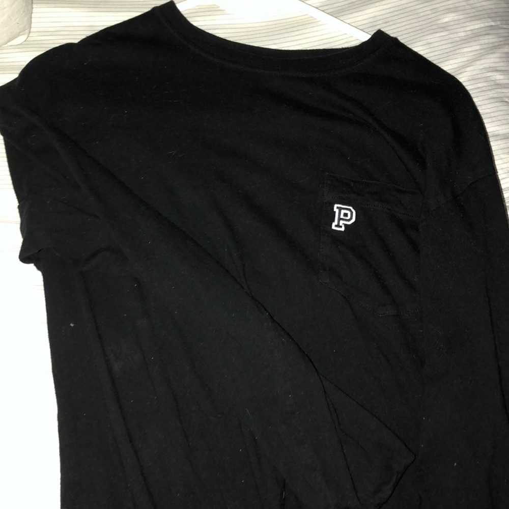 Black pink shirt